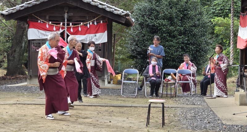 桶川市指定無形民俗文化財　三田原の万作 画像